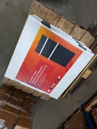 2x Infrarood paneel, Ecosun, Type GS | Glas, 60×60 cm, Wit, 2025